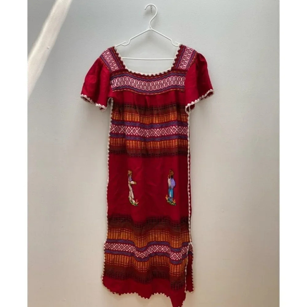 Vintage  - Mexican Style Cotton Blend Tunic